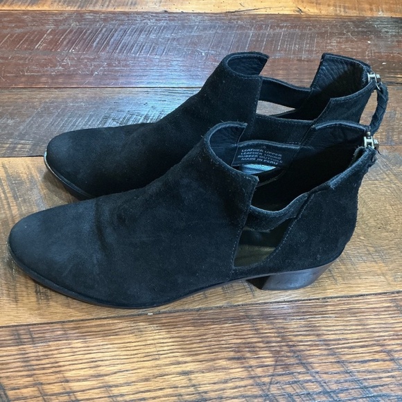 ABLE Gamboa Black Suede Leather Ankle Boots | Women’s Size 10 | Made in Peru - Picture 3 of 10